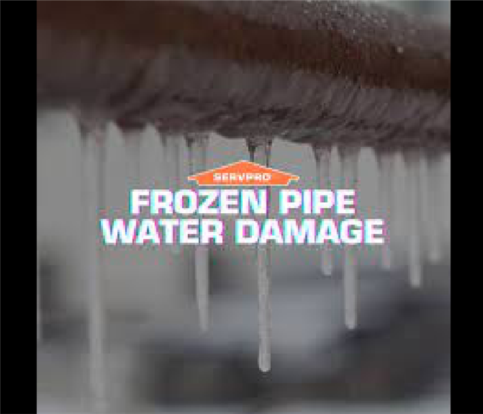 frozen pipe tips with SERVPRO Logo