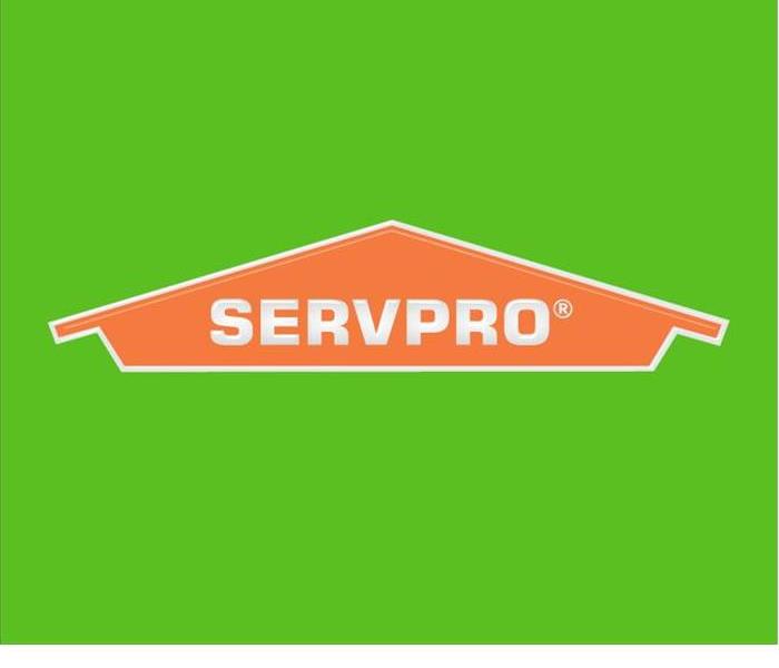 Green and Orange SERVPRO logo 